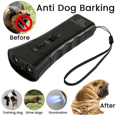 LED Ultrasonic Anti-Bark Aggressive Dog Pet Repeller Barking