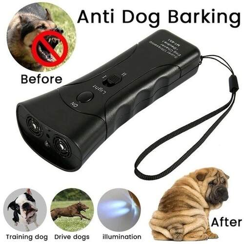 LED Ultrasonic Anti-Bark Aggressive Dog Pet Repeller Barking