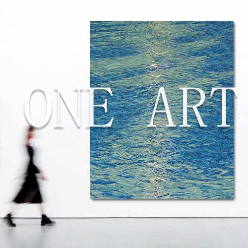 Oen Art〖星空系列〗壹方×唐志威定制客厅背景墙小众肌理挂画