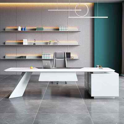 广东办漆公家具DBT烤老板班桌时尚简约总裁大台管总经理桌主桌椅