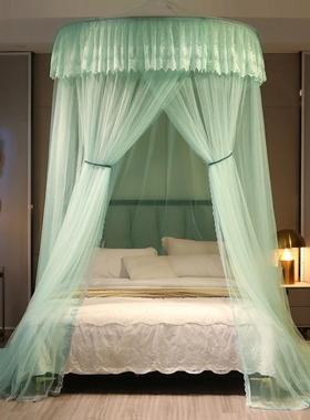 丝大圆顶蚊帐法XC88551帘式公主床幔蕾纱1通.5米直径所有床用吊顶