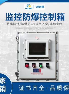 热销触摸屏防爆箱铝合金带小门防爆配电箱监控防爆控制箱