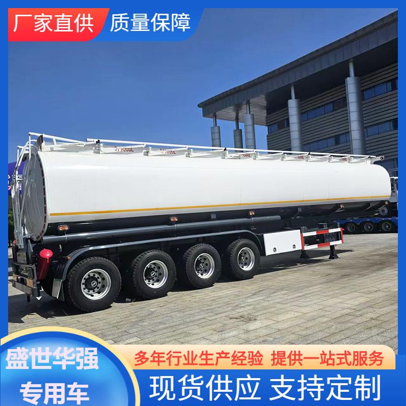 低价高品质4轴碳钢材料食用油/牛奶运输油箱半挂车60方油罐半挂车