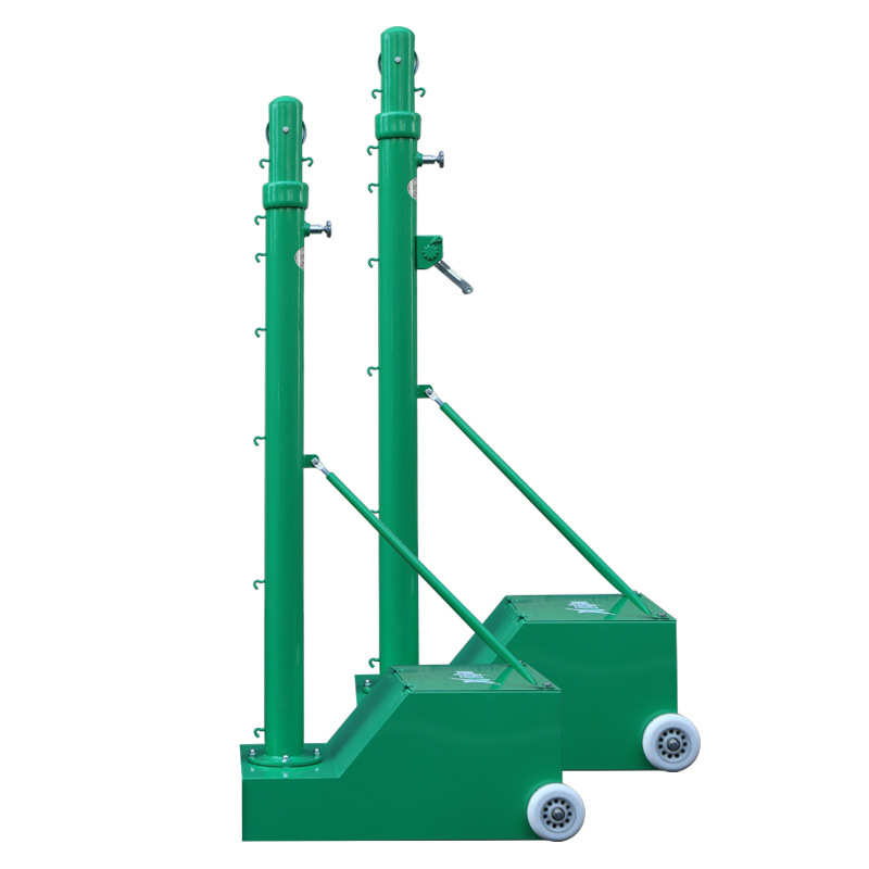 网架气标准羽毛 移动式网架比赛便携式柱羽毛球球网排球柱 排球