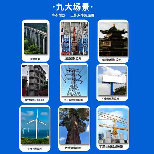 在线倾角仪 数显倾角仪 高层货架监测系统 危房倾斜监测 方案设计