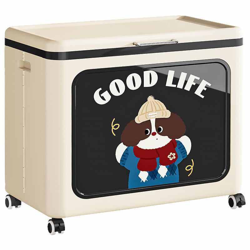 可收纳卡通衣物新款厂家直销复古箱箱家用箱子折叠收纳移动式防尘,收纳整理,收纳箱,淘宝优惠券,粉丝福利购,淘宝优惠卷