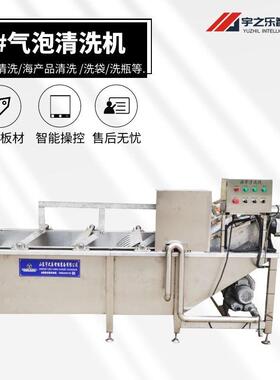 304不锈钢制气泡清洗机山楂苹果果蔬清洗设备全自助气泡清洗机