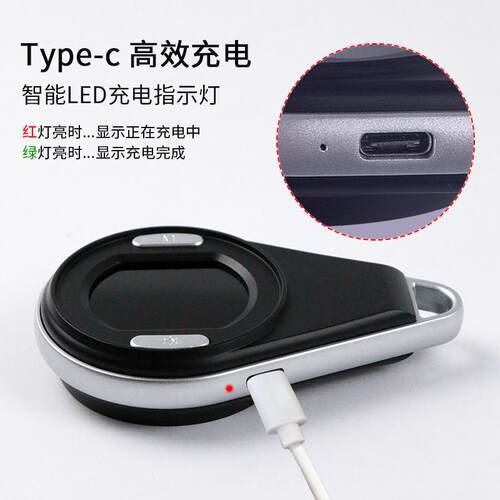 M8081电子便携式显微镜数码显示屏带LED灯15倍20倍30倍按键切换
