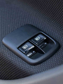 奔驰smart改装汽车内饰车窗按键装饰贴玻璃升降按钮亮片配件