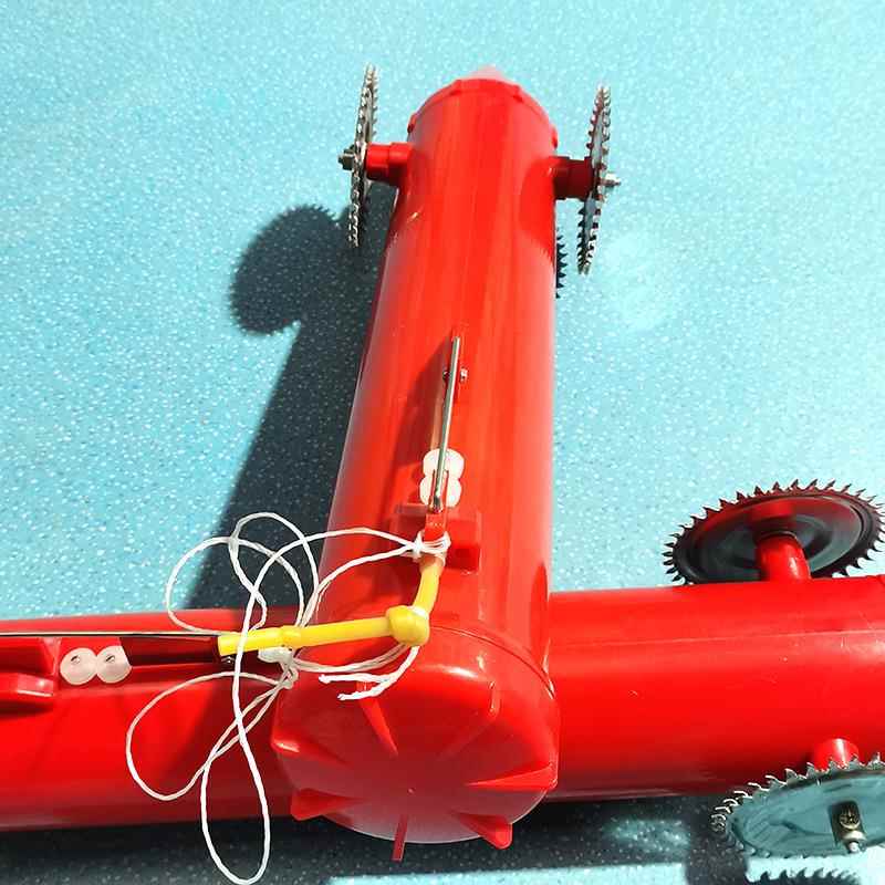 新款直销冰下穿线布网机穿绳器拉网器遥控下网拉网渔具引线机水老