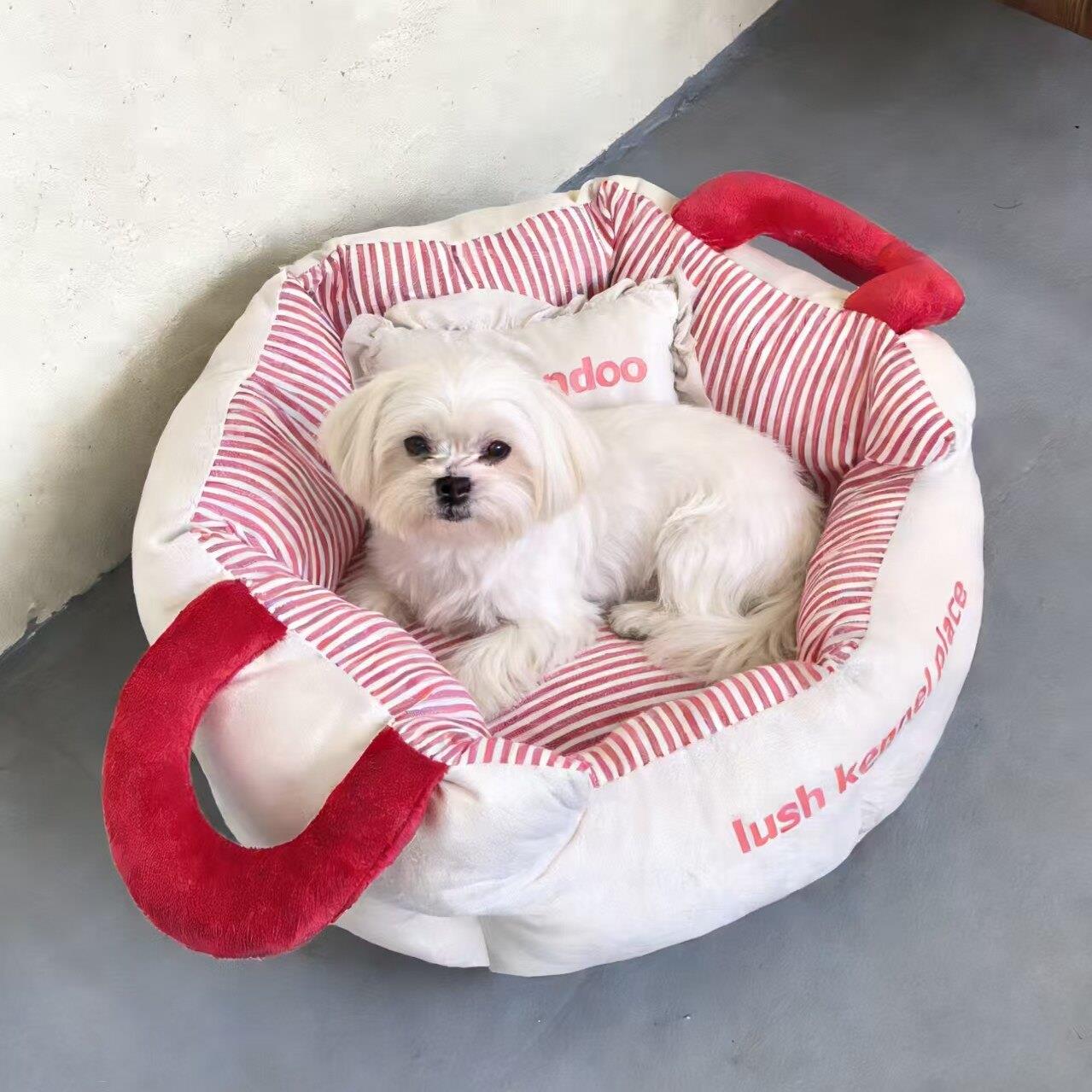 宠物小中型犬睡袋睡垫车载手领猫窝狗窝宠物窝安全便携