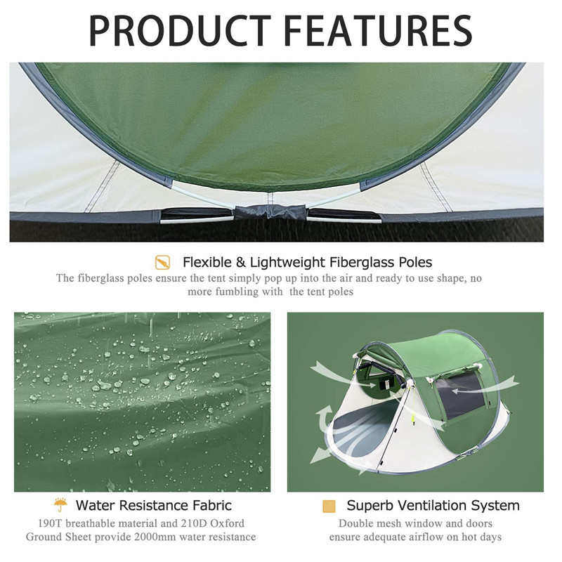 弹出式轻量双人单层防水帐篷户外公园旅行露营手抛船型帐篷,户外/登山/野营/旅行用品,露营/旅游/登山帐篷,淘宝优惠券,粉丝福利购,淘宝优惠卷