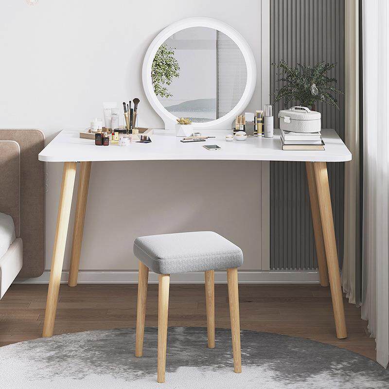 梳妆台小桌子卧室现代简约小户型简易化妆台电脑桌一体新款化妆桌