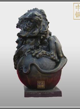 门上的铜子小9-30769铜子铜铸铜狮子狮门前狮子狮铜狮子摆件