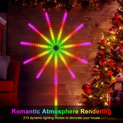 Remote-Controlled LED Light Strip Fireworks LED Strip Light
