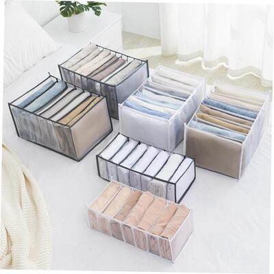 Clothes Organizer Jeans Storage Box Organizer Box Wardrobe C
