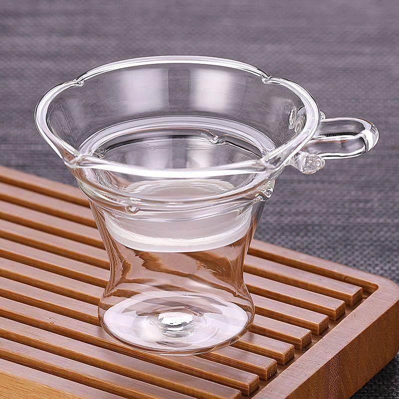 茶漏滤茶器玻璃茶具配件茶水茶叶过滤器泡茶茶隔过滤网茶水单独