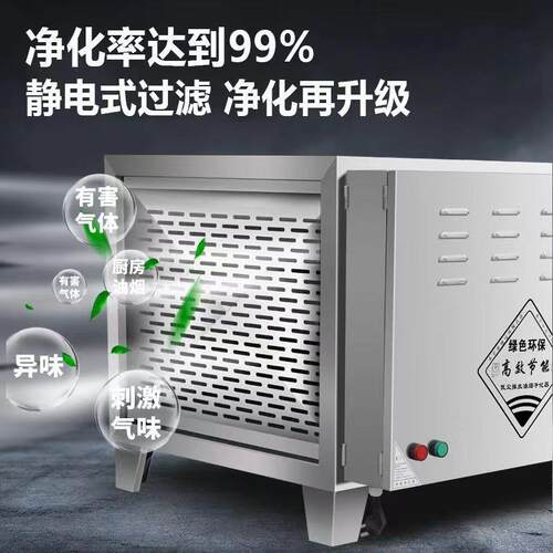 低空油烟净器油烟机商用除烟处理保环器排化烟NVS餐饮烧烤净化器