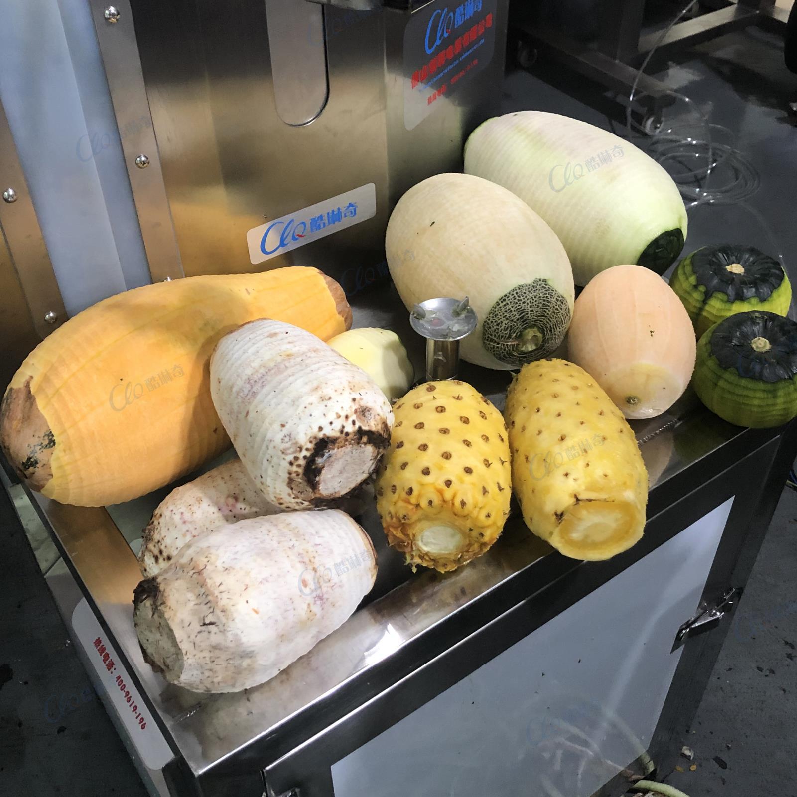 南瓜、冬瓜、木瓜、菠萝、凤梨、木瓜、柚子、西瓜甜瓜菠萝削皮机