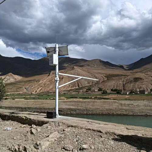 河流自动水文监测站山洪防汛雷达式水位流量流速应急监测系统
