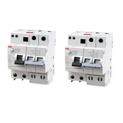 ABB现货GSE200系列剩余电流断路器SE202-C20/GSE203漏电开关