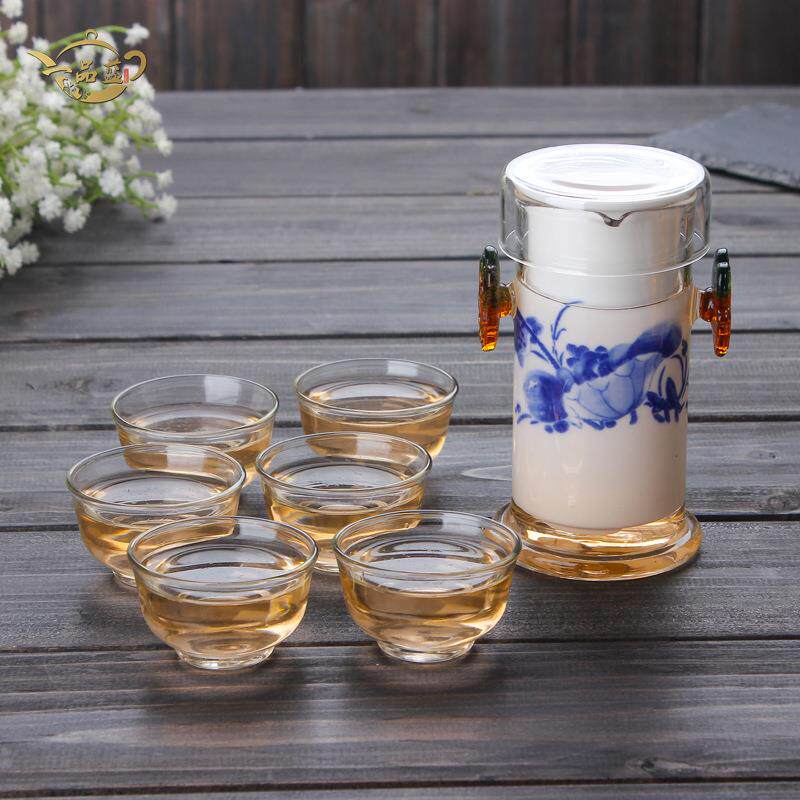 耐热玻璃茶壶玻璃红茶茶具普洱双耳茶杯过滤茶壶功夫茶具厂家