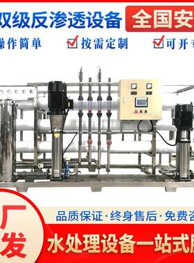 6.0t吨双级反渗透设备商用净水器水处理工业净水机反直饮纯净水