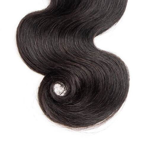 发帘发块真人发 body wave 3bundles with 4x4 lace closure