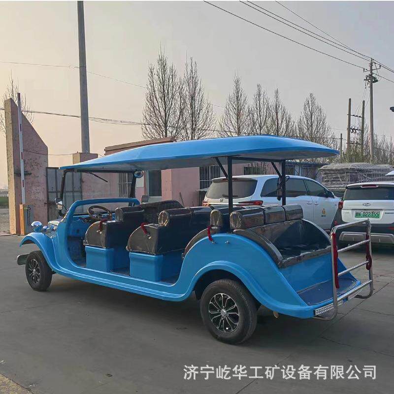 厂家供应四轮新能源景区旅游公园楼盘观光摆渡车8-14座电动观光车