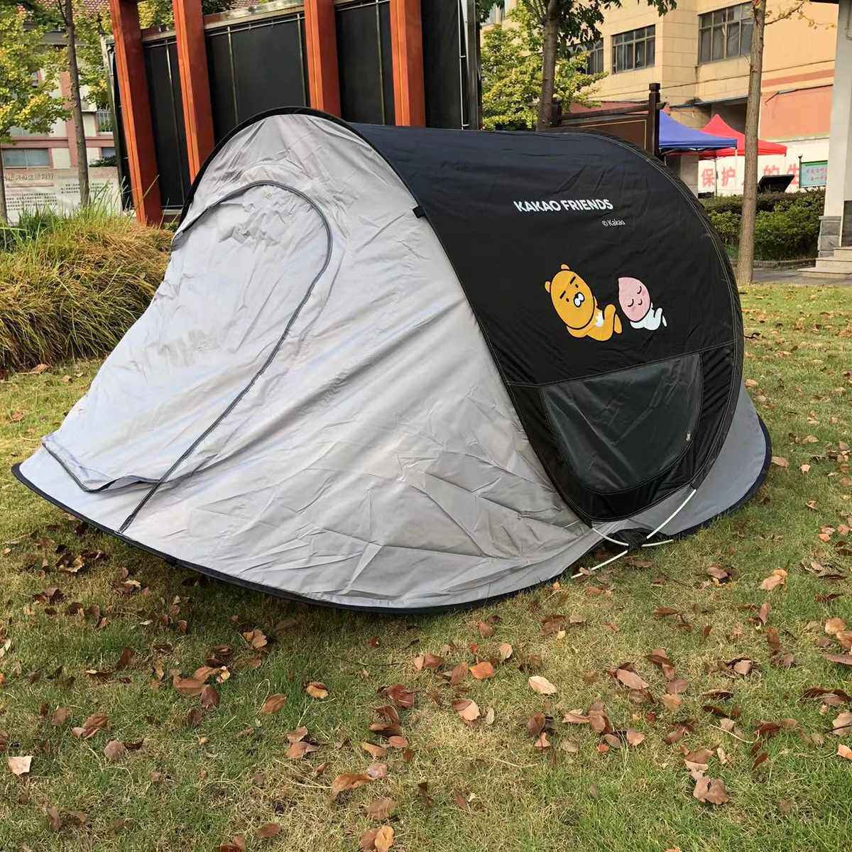 全新处理现货双人自动速开优质船型帐篷户外旅游野营露营沙滩抛帐