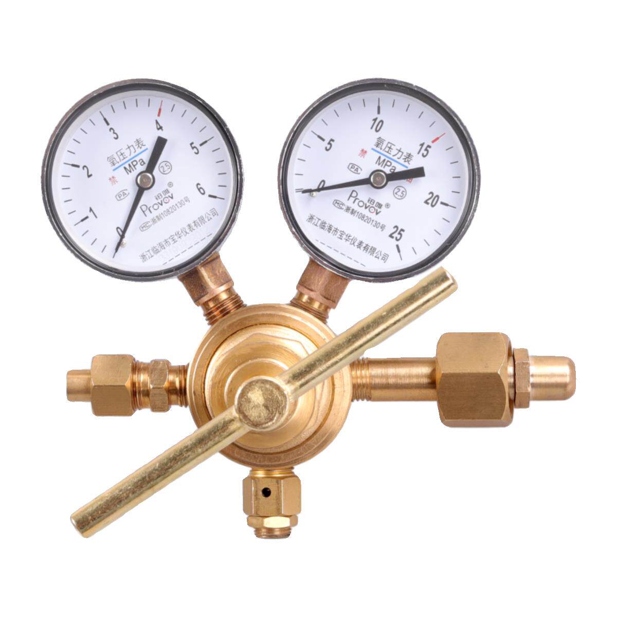 量热仪专用YQY-370A减压器压力气表煤炭热值大卡实验分析6*25MPa