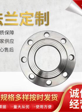 304/316不锈钢平焊法兰碳钢带颈对焊法兰DN25DN32DN50DN100盲板