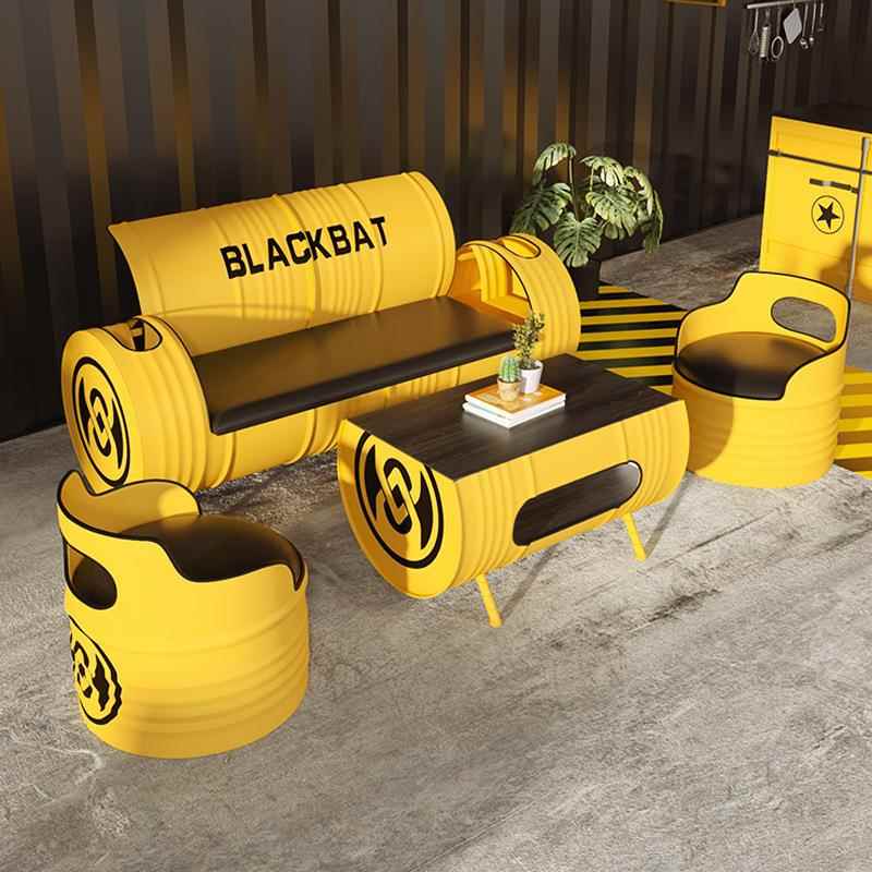 办公室沙发商务办公会客接待室简约套装小户型茶几沙发组合三件套