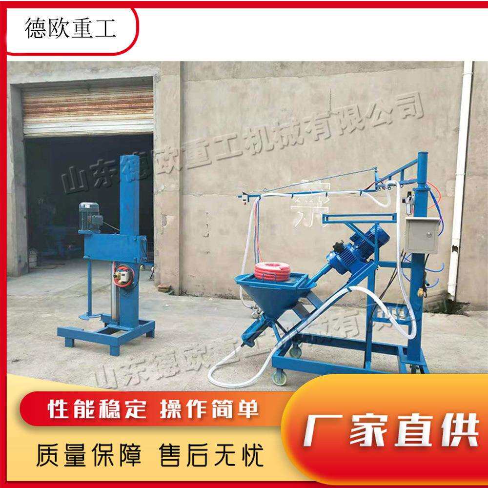 窗套欧式构件喷涂设备 玻璃纤维丝水泥砂浆喷涂机 GRC螺杆喷浆机