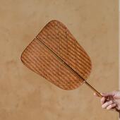 中式 扇复古竹编竹制蒲扇大号 国风扇子扇子纳凉新手工团扇竹中夏季