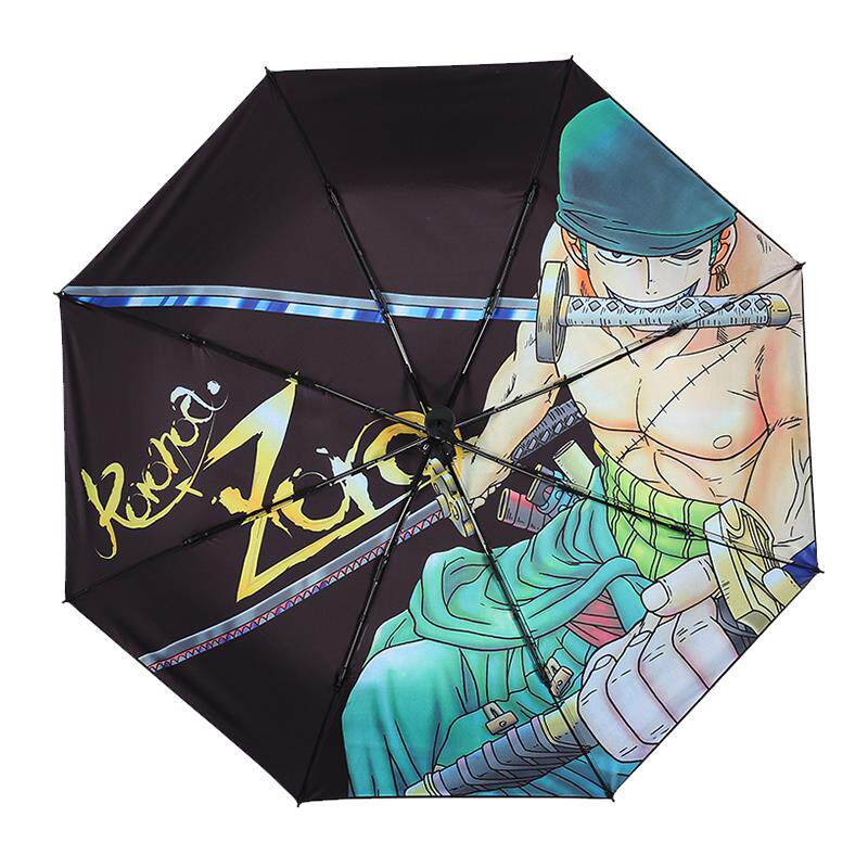 海贼王索隆刀伞三刀男士长柄雨伞创意自动武士个性防晒遮阳伞