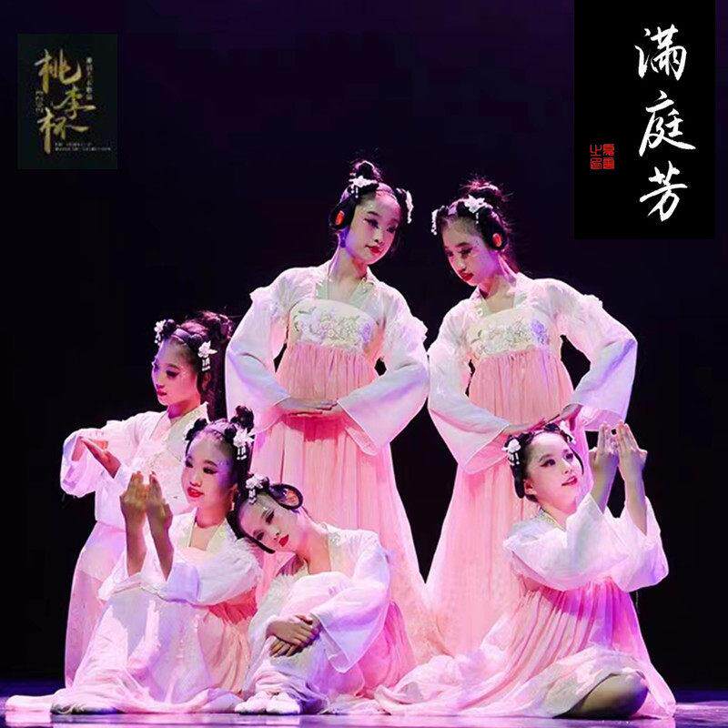新款古典舞阮郎归初夏满庭芳如梦令浣溪沙蝶恋花汉服舞蹈演出服装