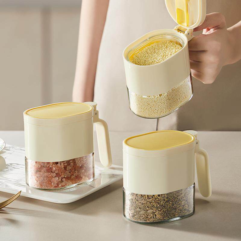 磁吸调料盒厨房家用密封防潮调料瓶罐调料收纳盒盐罐