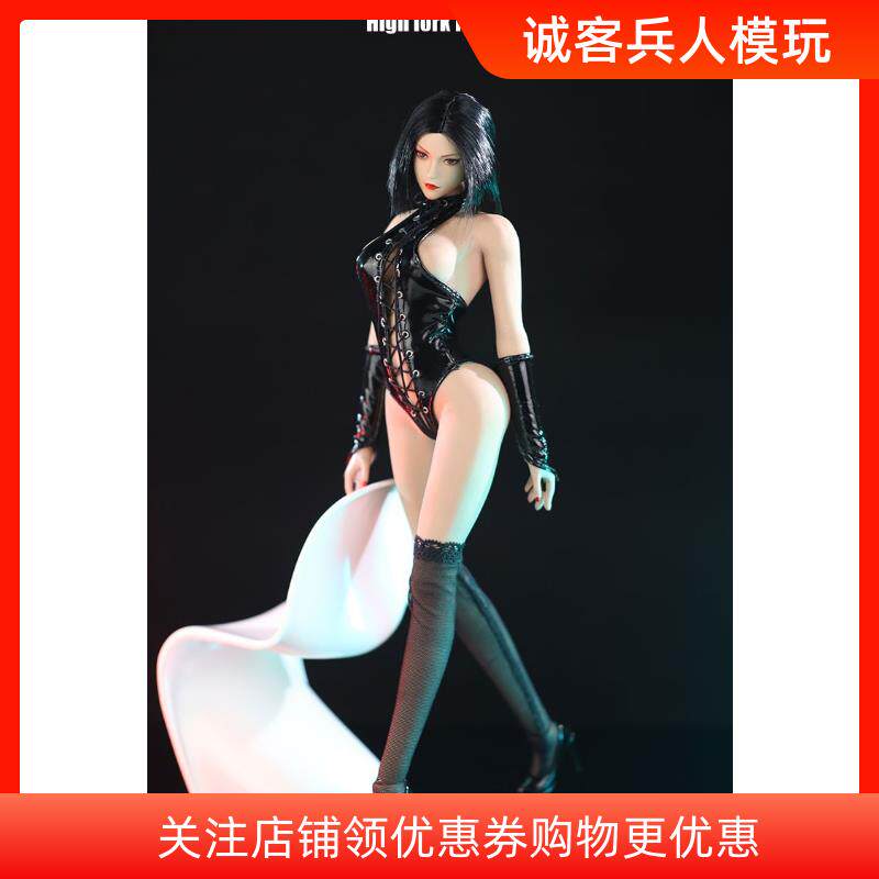 现货1/6女兵人SM高叉连体皮内衣 潮流人偶服装模型配件JO22X-14