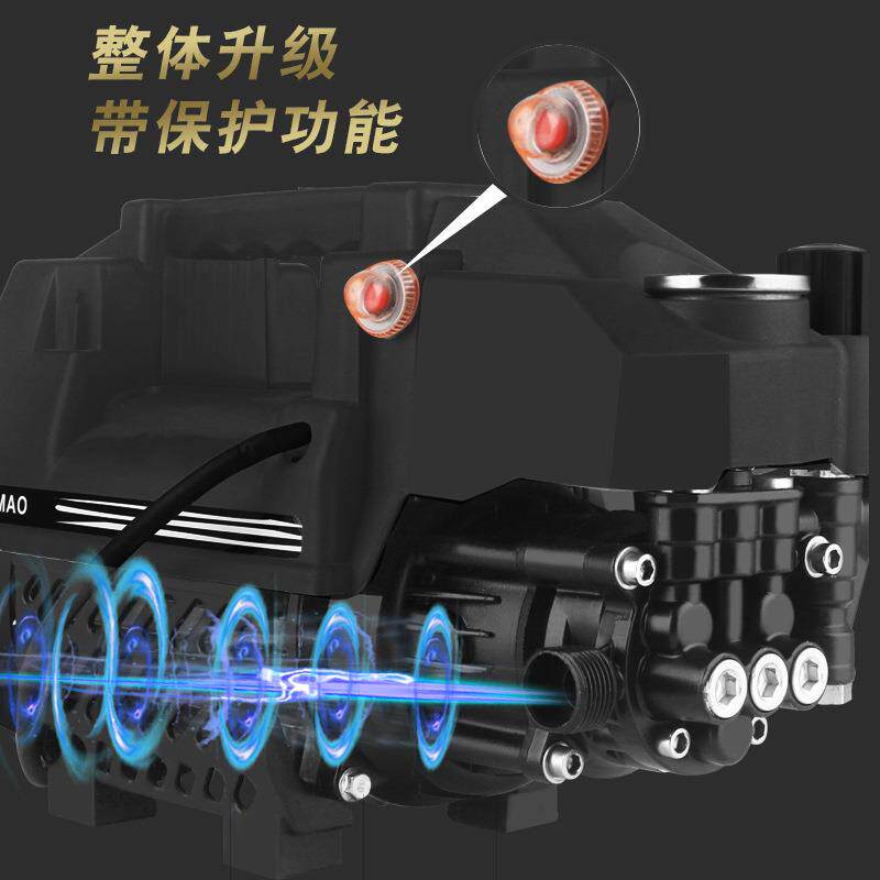 铜线家用高压清FLS-2800洗调机自手提式洗车器大功率刷车吸水泵可