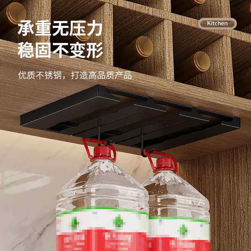 不锈钢酒用杯架倒挂高脚杯收纳沥厨红酒杯架红水架子家轻奢摆件房