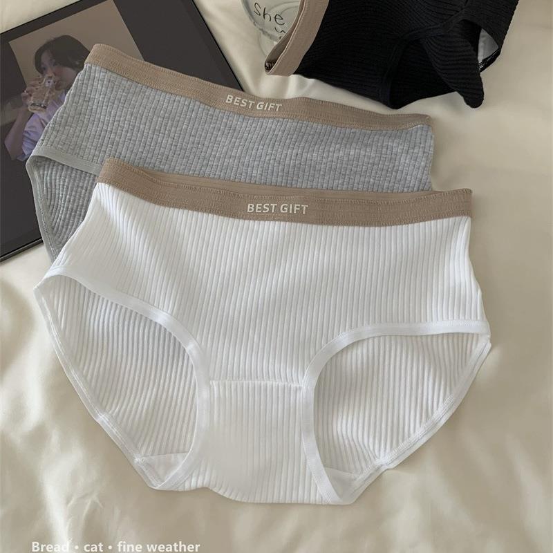 for girlish full style triangle underwear cute mid-waist