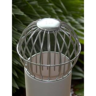 屋顶露台阳台楼顶网罩户外篦子网格仿古防雨110管天台地漏过滤网