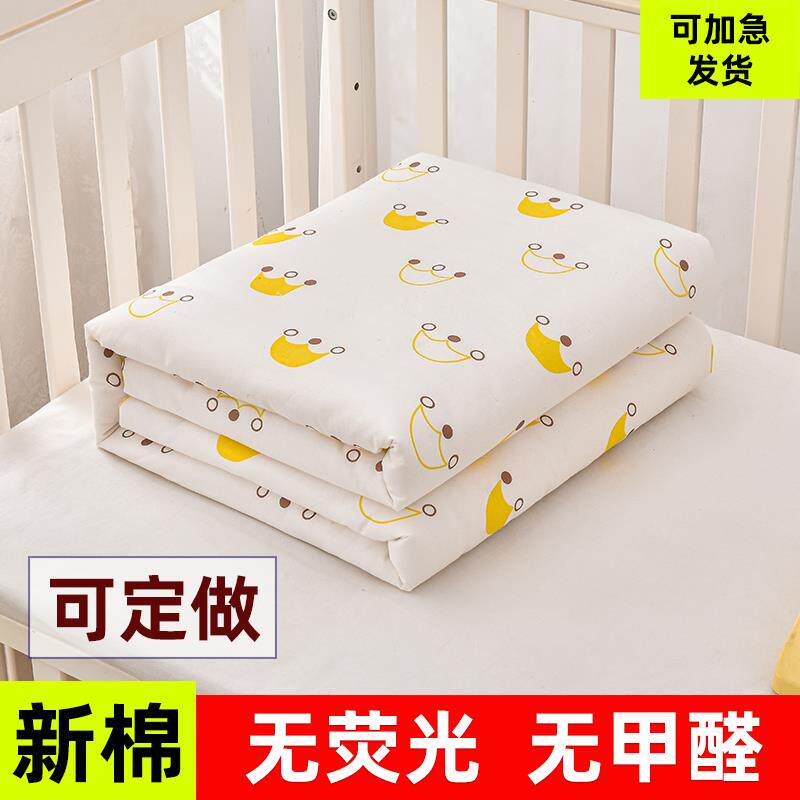 儿童棉花被子被芯婴儿抱被垫被幼儿园被褥子午睡被小薄被子纯手工