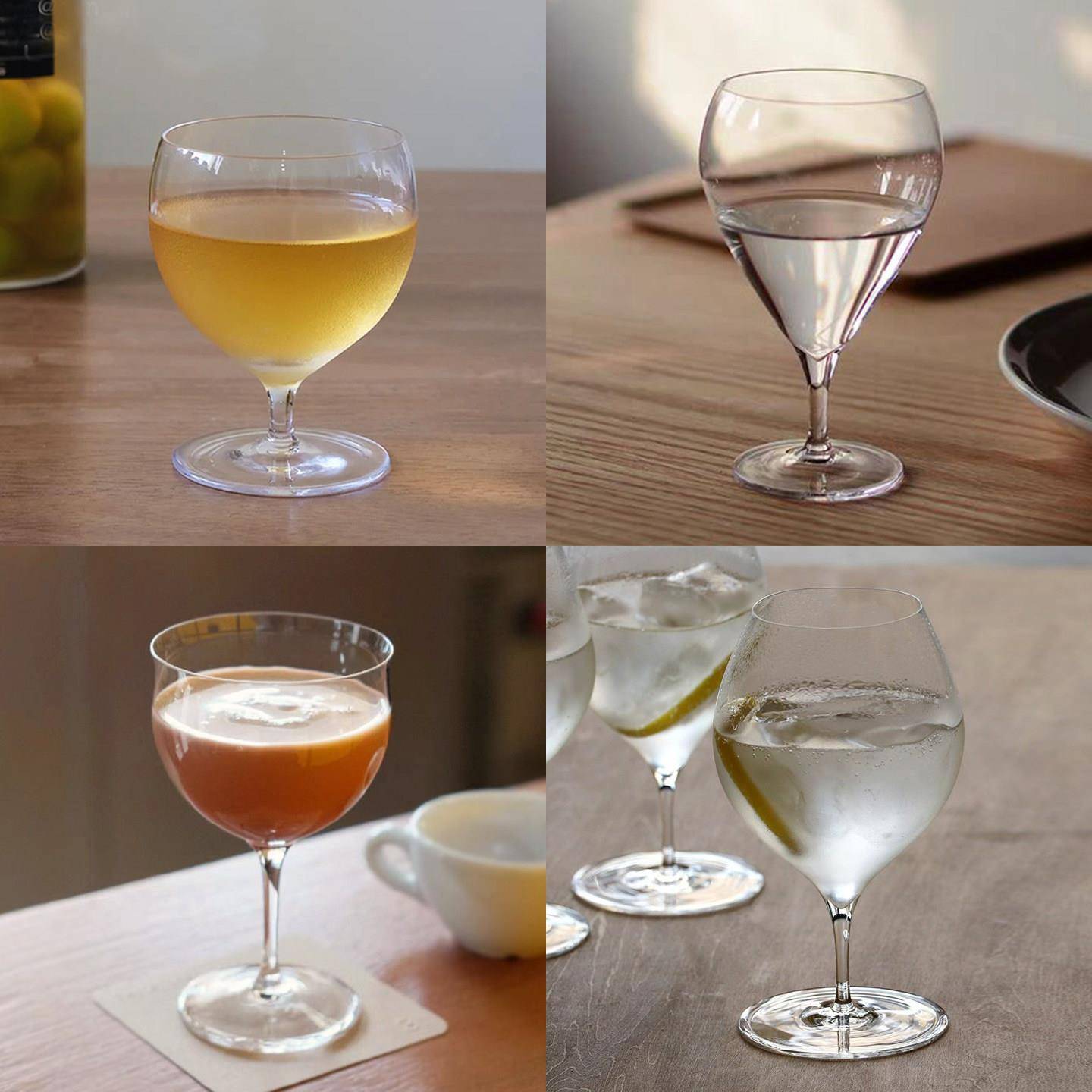 日式复古高脚玻璃杯专业调酒师同款香槟 鸡尾酒 红酒杯玻璃杯