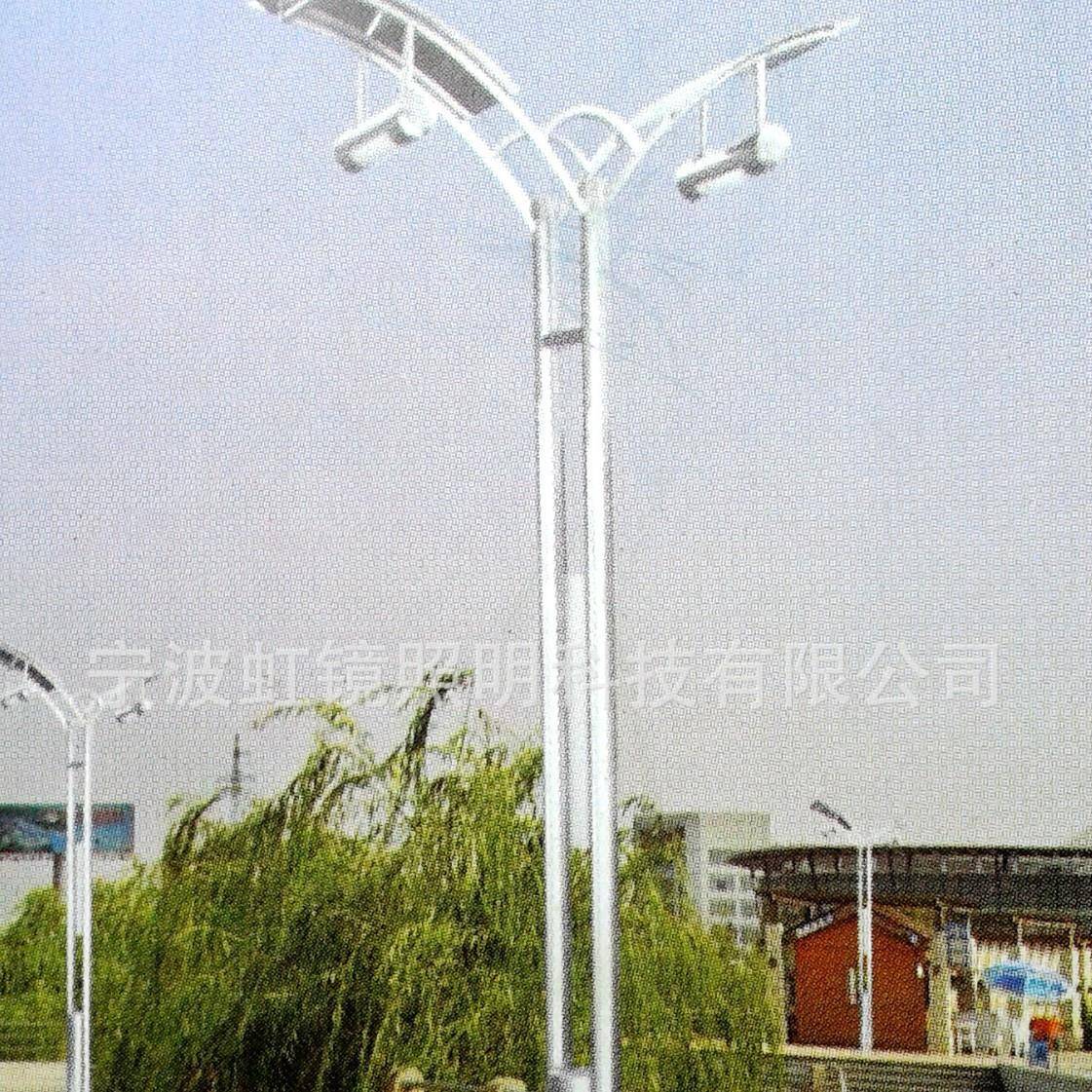 虹镜照明自己工厂LED双头庭院灯小区庭院灯节能防水超亮路灯