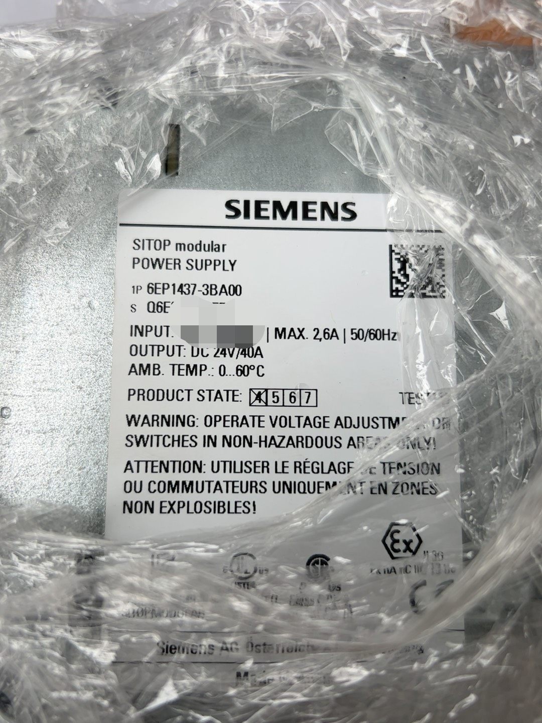 6EP1437-3BA00西门子电源需要联系。