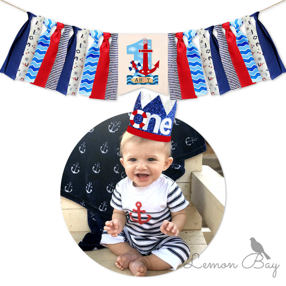 生日布置拉海洋宝宝用品旗旗套装餐椅厂家拉主题派对装饰批发