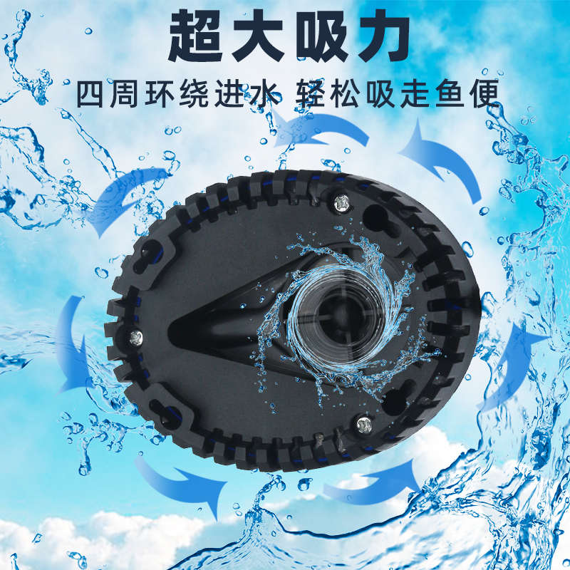 可调节鱼缸潜水泵底吸水循环抽水泵过滤器超静音小型换水泵增氧泵