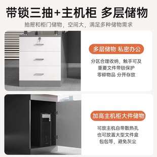 书桌家用电脑桌子 老板桌办公桌简约现代员工位桌椅组合办公室台式